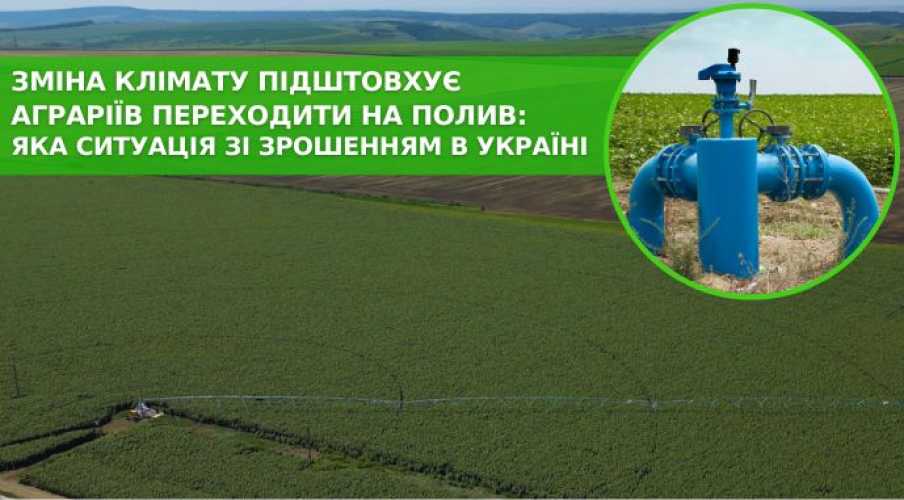 Изменение климата подталкивает аграриев переходить на полив: какая ситуация с орошением в Украине