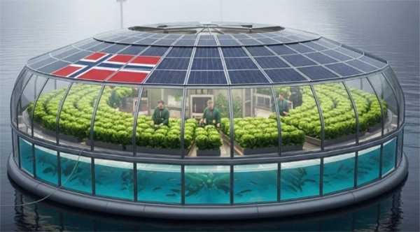 В Норвегії збудували плавучий парник