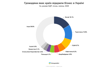 Китайські компанії очолили зростання кількості іноземних інвестицій в Україну 6 Фото 3 — Вперше лідирують китайці: в Україні побільшало компаній з іноземними власниками